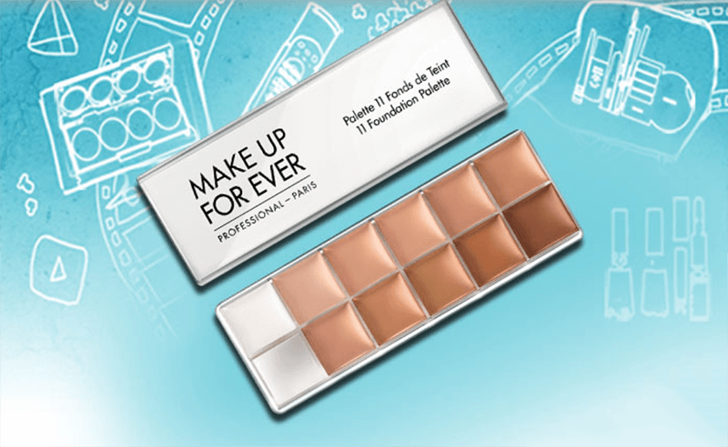 Make Up For Ever (MUFE) 11 Foundation Palette: